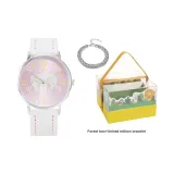 Мягкая кожа, кроличья шерсть, свет кварцевый, часы, подарочная коробка