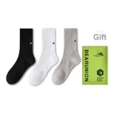 3 упаковки (черный, белый, серый / длинный вал)