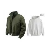 Стандартный Army Зеленый Топ [В комплекте с Белым Серым Худи]