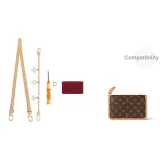 [Комплект 2] Подмышечный ремень + Декоративная цепочка с четырехлистным клевером + Подкладка для подкладочной сумки (включает модифицированный инструмент)