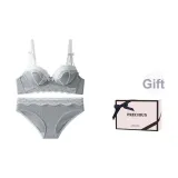 Светло-серый комплект одежды + [коробка]