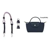 Темно-синий нейлоновый ремень с плечевым ремнем и застежкой без отверстия для пинцета