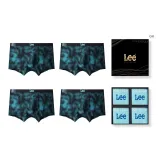 Коробка 4 пачки (зеленый с принтом + зеленый с принтом + зеленый с принтом + зеленый с принтом)