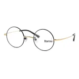 Чёрный круг + Золотая насадка на нос