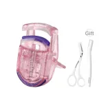 Блестящая кисть для туши с широким углом + белая длинная ручка для бровей с кистью для бритвы + кисть для бровей с триммером