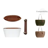 [Комплект из 2 предметов] Коричневый плечевой ремень + чашка для воды Taxi36 с подкладкой из бумаги DuPont (легкая, водонепроницаемая)