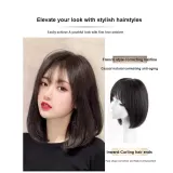 Все натуральные волосы [30 см], холодный коричневый