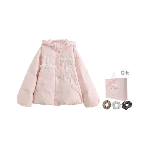 SNBL Розовый Женский Пуховик