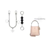 [Серебряный] Черный жемчуг + лунный декоративный, цепочка 30 см