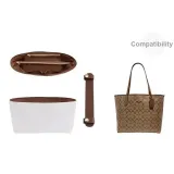 [Темно-кофейный комплект из двух частей] Коричневый отделений, молния, подкладка + плечевая подушка