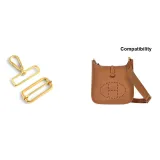 [Gold Brown с Gold Buckle] Золото Укороченный Регулируемый Ремешок