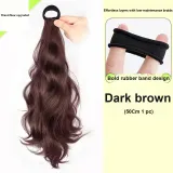 Один конский хвост [темно-кофейный] ленивая элегантность