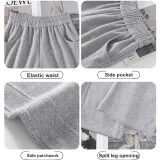 Светло-серый с флисовой подкладкой, высокий (длина тела 164 см и выше)