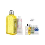 Освежающий летний крем для ванны с вербеной и цитрусами 250 мл + зеленый крем для рук с ароматом винограда 30 мл