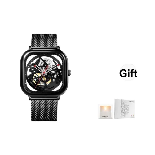 CIGA design Автоматический механический механизм Мужские часы C Collection 40мм*40мм*11,5мм Черный