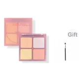 4 цвета румян, рекомендуемый размер 1