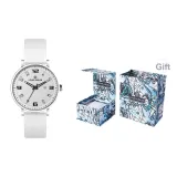 L-9542 Белый корпус, белый циферблат, белый ремешок