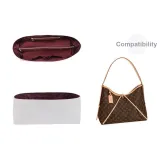 Сумка среднего размера (Бургунди) с подкладкой