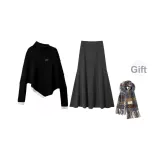 Чёрный - Бесплатный Случайный Шарф