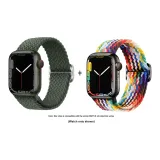 Яблоко Ткань вязаная Ремень - Оливково-зеленый * Радужный