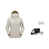 [Женский] Теплый День Белый | Съемный Гусиный Пух Подкладка (Включает Мерч Знаменитости)