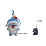 Пухлый Shark Charm Синий Шляпа Подвеска + Большой Зуб Shark Синий Подвеска