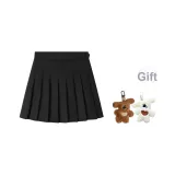 Чёрная плиссированная юбка