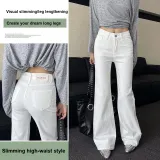 Экрю Удлиненные Брюки - Стандартный