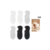 6 пар (2 белых + 2 светло-серых + 2 черных)