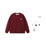 Бордовый (в комплекте с модным ожерельем)