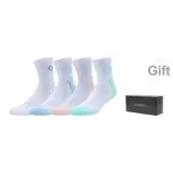 Black Orange Box + 4 Pack (White + White Blue + White Pink + Lake Green)  
Черный Оранжевый Коробка + 4 Пачка (Белый + Белый Синий + Белый Розовый + Озерный Зеленый)