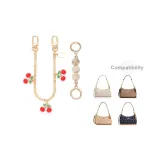 [Золотистый] Молоко Туманный Жемчужный + Вишня Декоративная Цепь 30 см