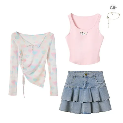 fabric pig Женские комплекты с юбкой