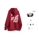 Red (В комплекте с модным ожерельем + сумка через плечо)