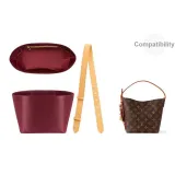 Бордовый подклад + плечевой ремень