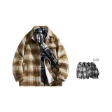 Коричневый (Гонконгский размер-90318) (Включает термический шарф)