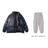 Темно-синий топ + повседневные штаны