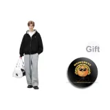 Черный с флисовой подкладкой