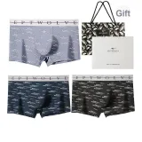 С принтом, упаковка из 3 штук, коробка включена (чернила черные + темно-синий + светло-серый)