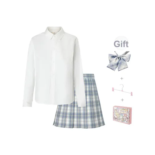 RIMUXINGHE Комплект рубашек Matching женский синий