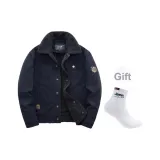 Темно-синий + С подарками бренд носки *1