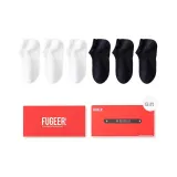 6 пар, подарочная коробка, набор (молочно-белый 3, черный 3)