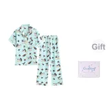 Мятный Mambo, 100% хлопок, короткий, длина (размер в длину), звездная коробка