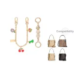 [Золотистый] Молочный Туманный Жемчужный + Многоэлементная Декоративная Цепь 30 см