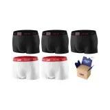 Чёрный + Чёрный + Чёрный + Белый + Белый (5 шт в упаковке)