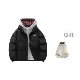 Black (В комплекте с клетчатым внутренним слоем свитшот)