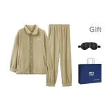 Маска для сна Qingyun зеленого цвета