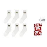 [6 пар] 6 Белый