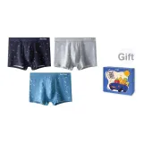 Подарочная коробка комплект 3 пачки (Ночной черный + Серебряный серый + Далекий небесный синий)