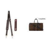 Коричневый, ширина 2,5, широкая лямка + накладки на плечи